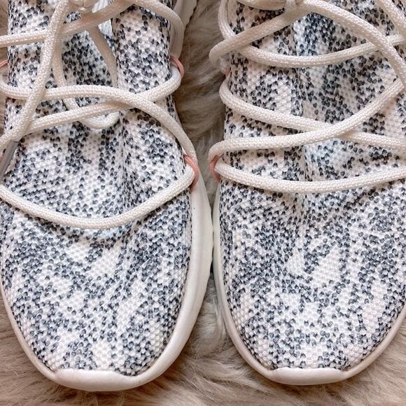 Adidas Ultimamotion Cloudfoam Sock Lace-up Sneaker Athletic Walking Gray Pink - Picture 10 of 16